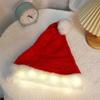 Ball Xmas Hats Santa Claus Women Skullies Caps Christmas LED Hats Men Beanies Korean Winter Caps