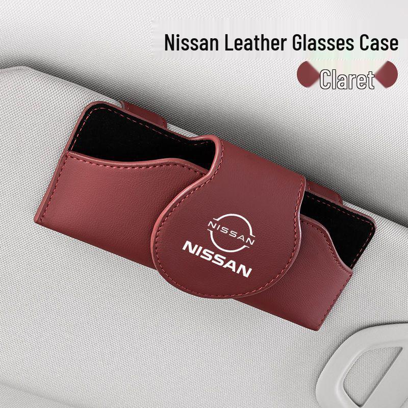 Nissan Sylphy Teana Qashqai X-Trail Terra Murano Kicks Kožený držák na brýle Klip