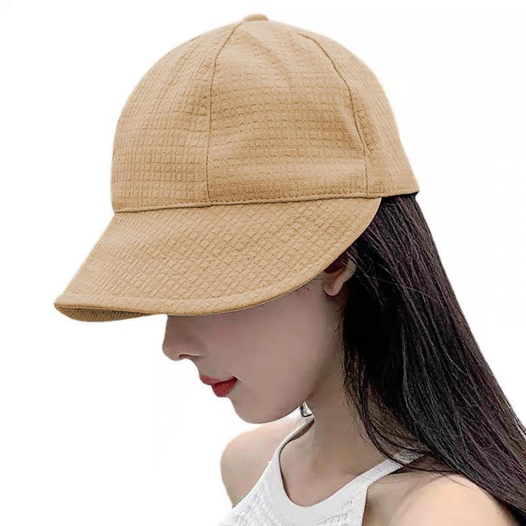 Women Foldable Sunhat Summer Outdoors Beach Fisherman Hat Sunscreen UV Protection Cap Adjustable Hiking Wide Brim Bucket Caps