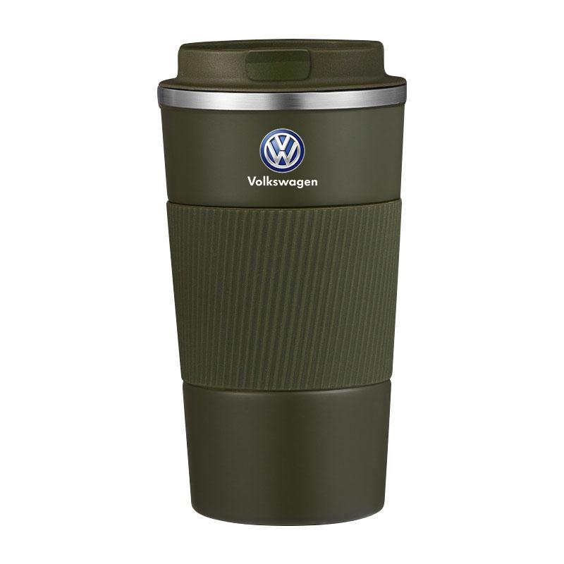 1 Stück Auto Vakuumflaschen Kaffeetasse Reise Tragbare Isolierflaschen Für Volkswagen Santana GTI Rline Polo Golf Passat B5 B6 Touran Magotan Scirocco
