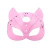 Gothic-Style Cat-Ear S&M Leather Mask, Unique  Accessory for Adult Erotic Roleplay, Spice Up Bedroom Bondage & Sensual Games