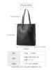 Leather Laboratory Genuine Leather Tote Bag, Cowhide Leather, A4 Size, Large Capacity, Vertical Design, Perfect for Commuting, Casual, Business,