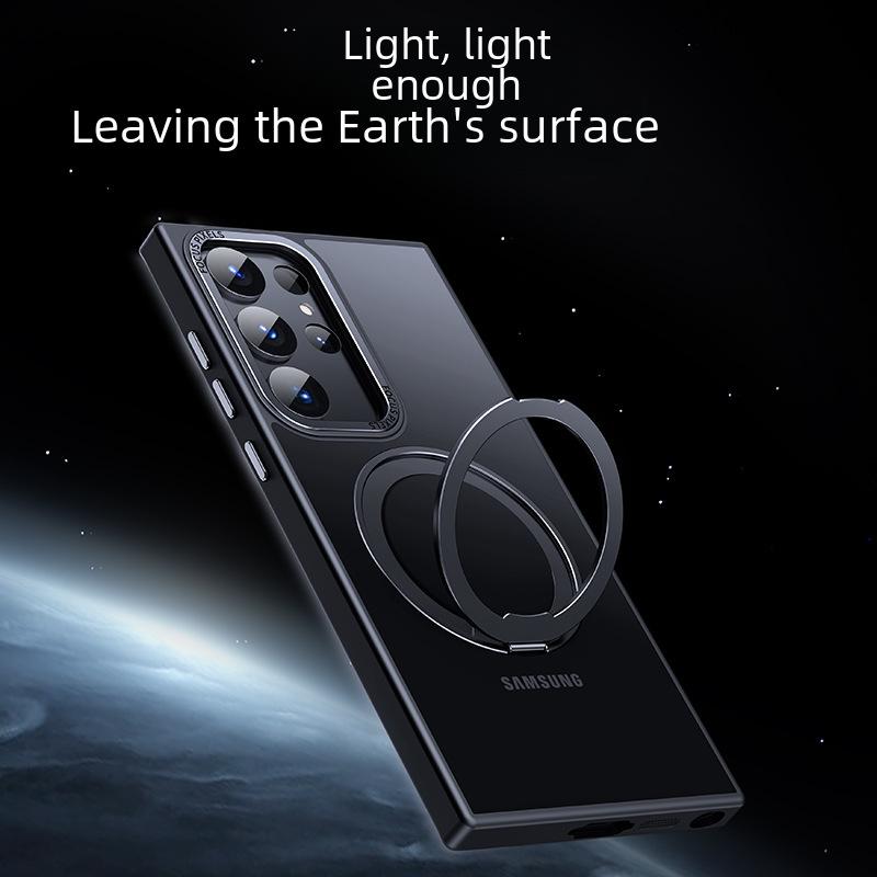 Magnetic Bracket 360° Phone Case with Wireless Charging for Samsung S25 Ultra & S24 Ultra