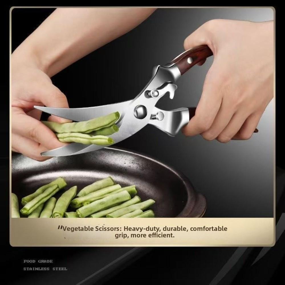 Ergonomic Chicken Bone Scissors Sharp Food Shears Household Tools Kitchen Scissors Outdoor Camping