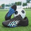 Low-Top Leather Football Training Shoes, Short Spike, Youth Large Size