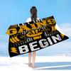 No Pain No Gain Beach Towel For Kids Personalized Bath Towel Pool Towel Vacation Gift Picnic Towel Party Gift