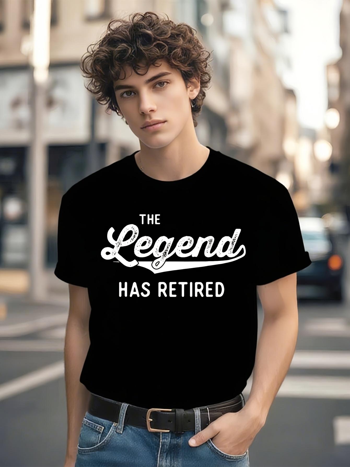 Funny Retirement Gift Tshirt - The Legend Has Retired Bol... S