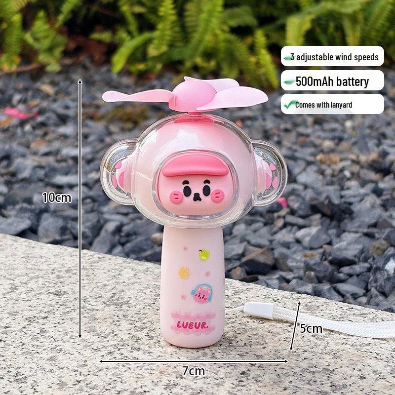 

Portable USB Rechargeable Cartoon Travel Fan - Compact and Cute for Outdoor Use See Details