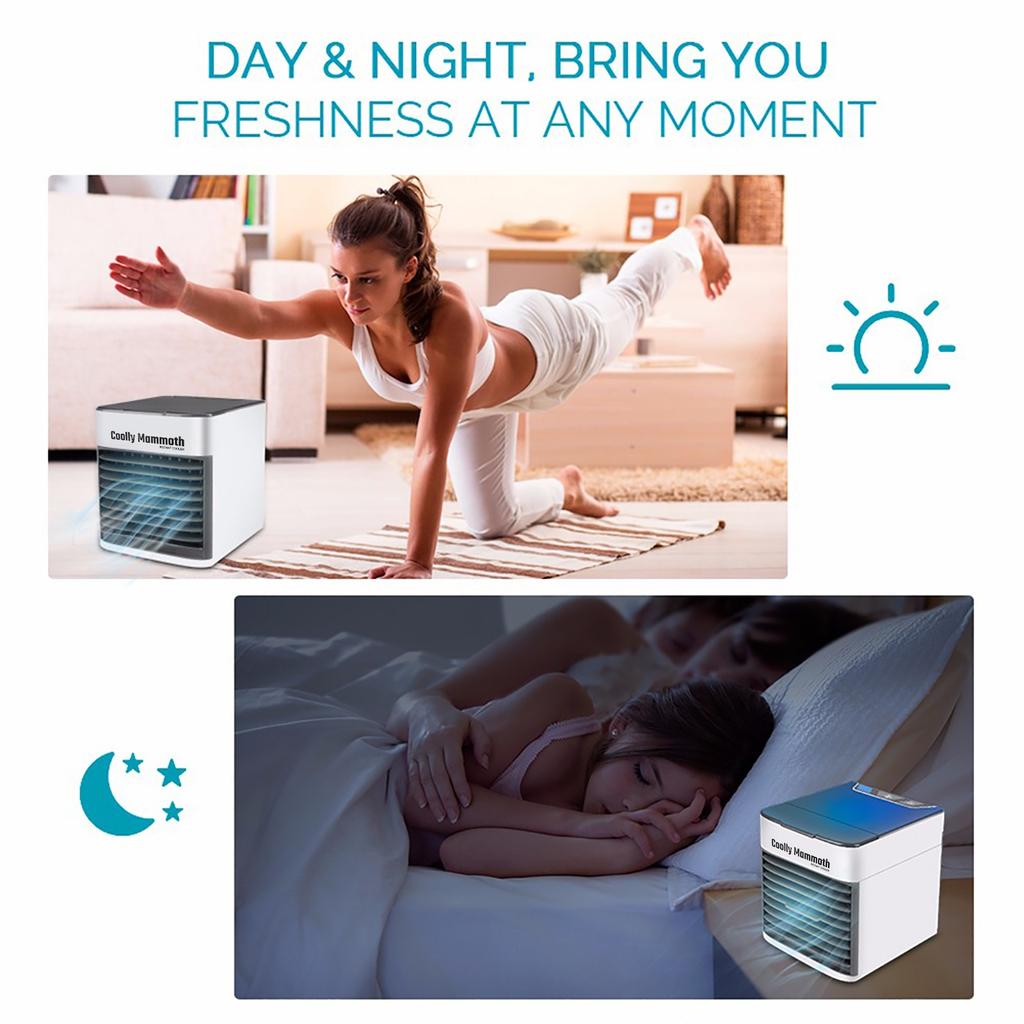 USB Portable Colorful Conditioner Humidifier Cooler Upgraded Mute