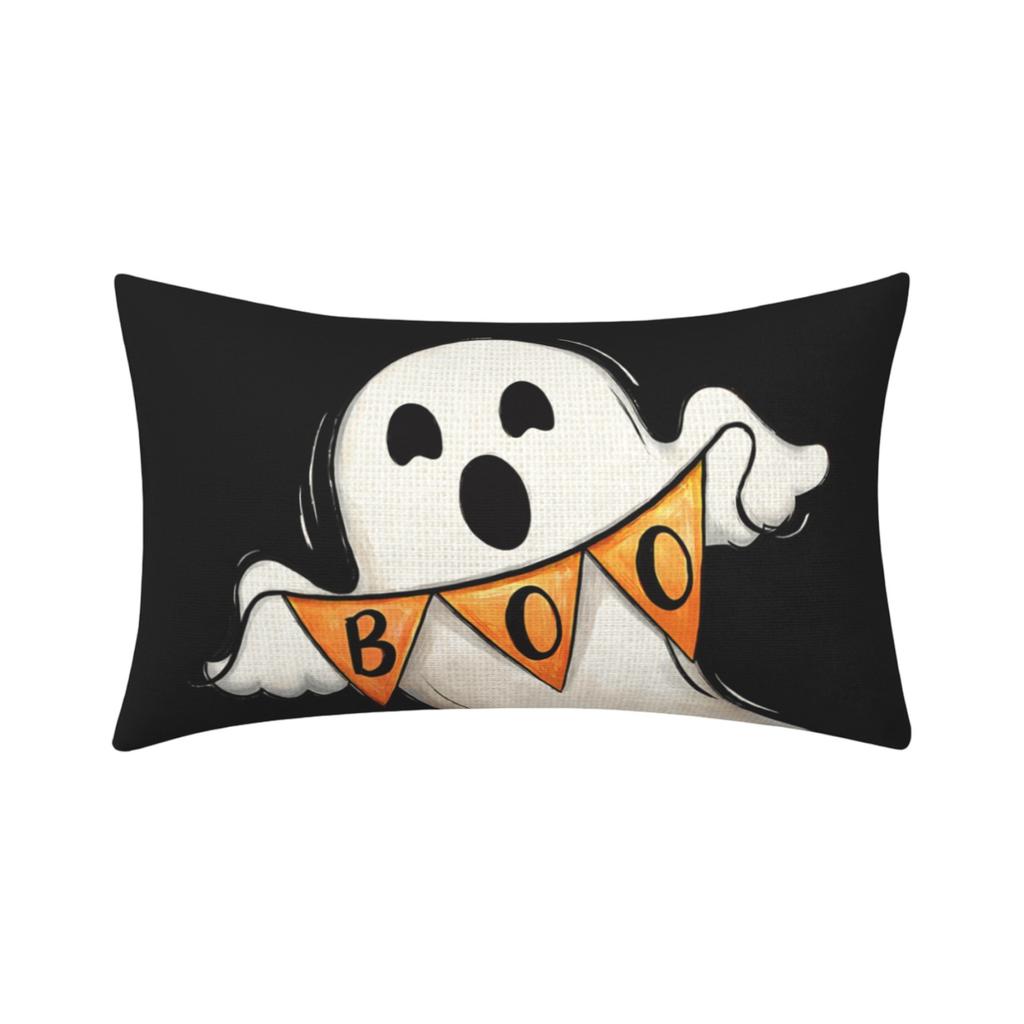 Halloween Festival Decoration Living Room Sofa Cushion Pillow Cover Offices Waist Pillow Cover (excluding Core)