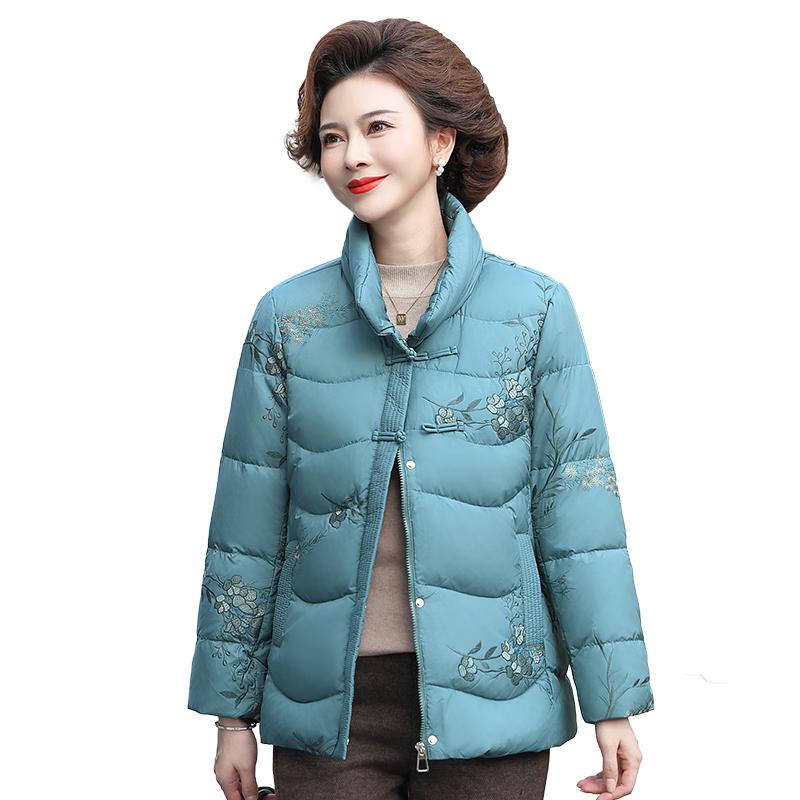 

Женский вышитый зимний короткий пуховик XueZhongFei XL