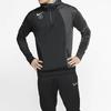 Nike Alphabet Logo Print Half-Zip Reflective Hoodie With Drawstring Men Tops Black Grey AT6098-060