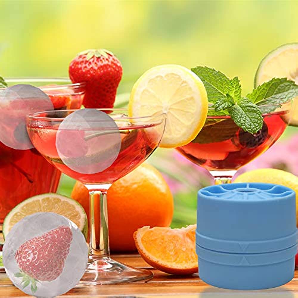 2er Pack Eiswürfelform Diamantkugelform Eiswürfelbehälter Lebensmittelqualität Silikon Eiswürfelform Runde Eiswürfelform Für Whisky Cocktails Neu