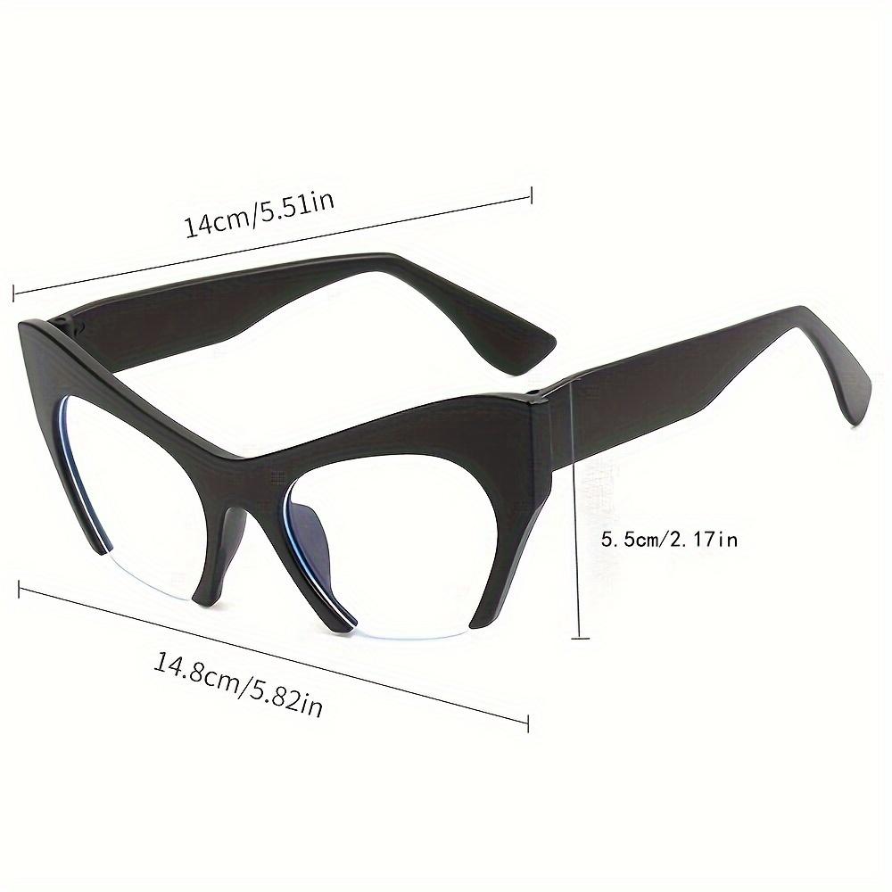 Half Frame Cat Eye Blue Light Blocking Glasses Computer Gaming Tv Phones Glasses For Women Men
