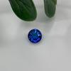 Certified 9.80 Ct Natural Kashmiri Blue Sapphire Round Cut Loose Gemstone
