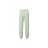Anta Solid Color Mid Waist Elastic Sports Pants Women Bottoms Mugwort-Green 962327304-5