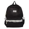 Mochila de Encaje para Mujer Bolso Escolar para Estudiante