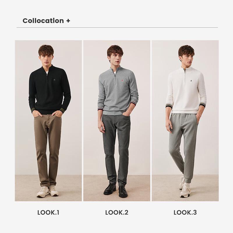 Navigare Men's Half-Zip Mock-Neck Knit Pullover