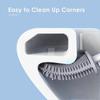 2 Pieces Toilet Brush,Toilet Brush And Holders With Soft Bristles And Non-Slip Handle - Quick Clean And Dry