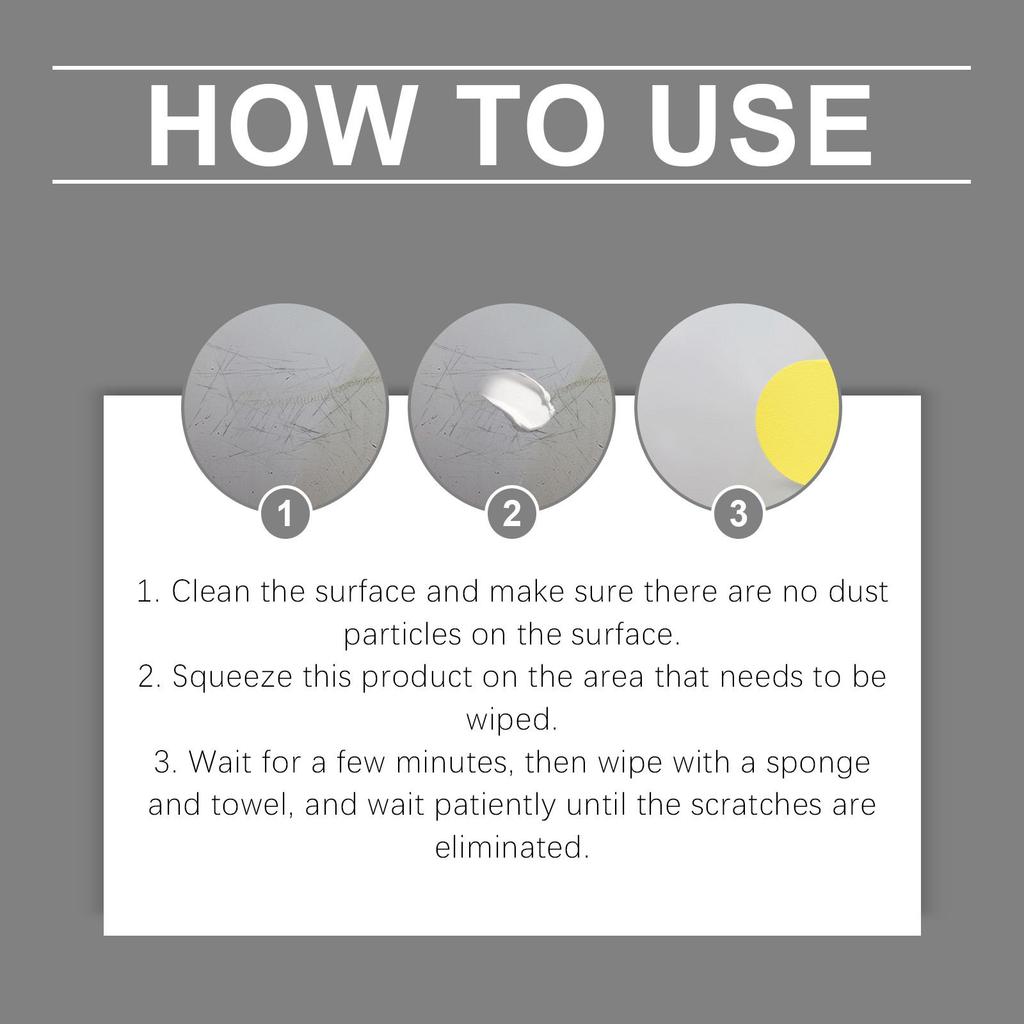 Homonth Car Scratch Wax Paint Maintenance Fluid Car Paint Scratch Remover & Polishing Fluid