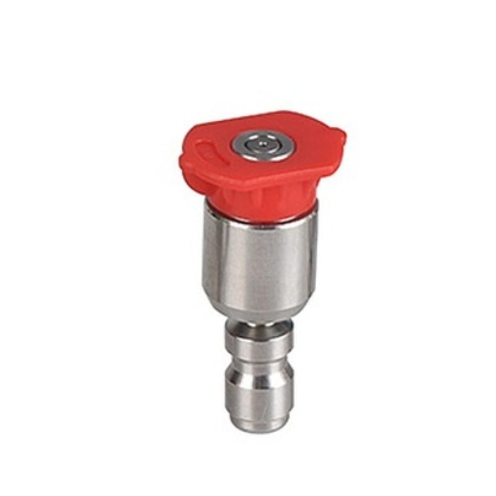 Rotating Nozzle with 360 Degree Adjustment for Pressure Washer 0 15 25 40 Degree Fan Spray Rust Resistant Steel