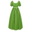 Gothic Dresses For Women Fashion Gown Vintage Dress Short Sleeve Cosplay Party Evening Night Formal Long Dress
