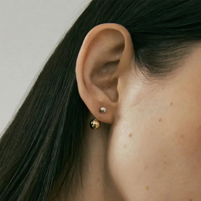 simple ball earring