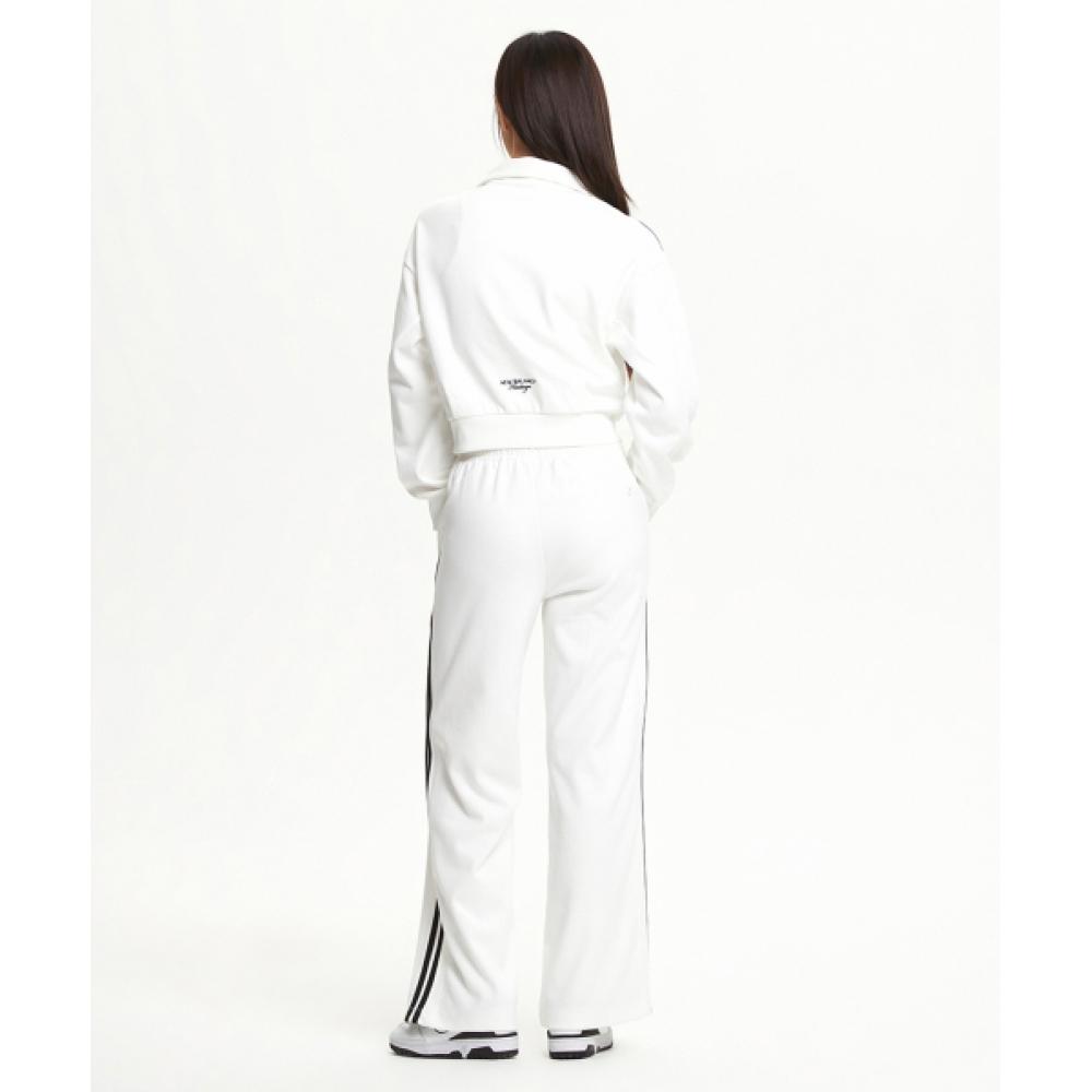 New Balance Nbmde4w142 Women Essential Track Jacket  Ivory 
