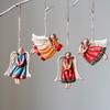 Resin Angel Statue Hanging Ornament Christmas Tree Decoration For Door Mantels Holiday Party Indoor and Outdoor
