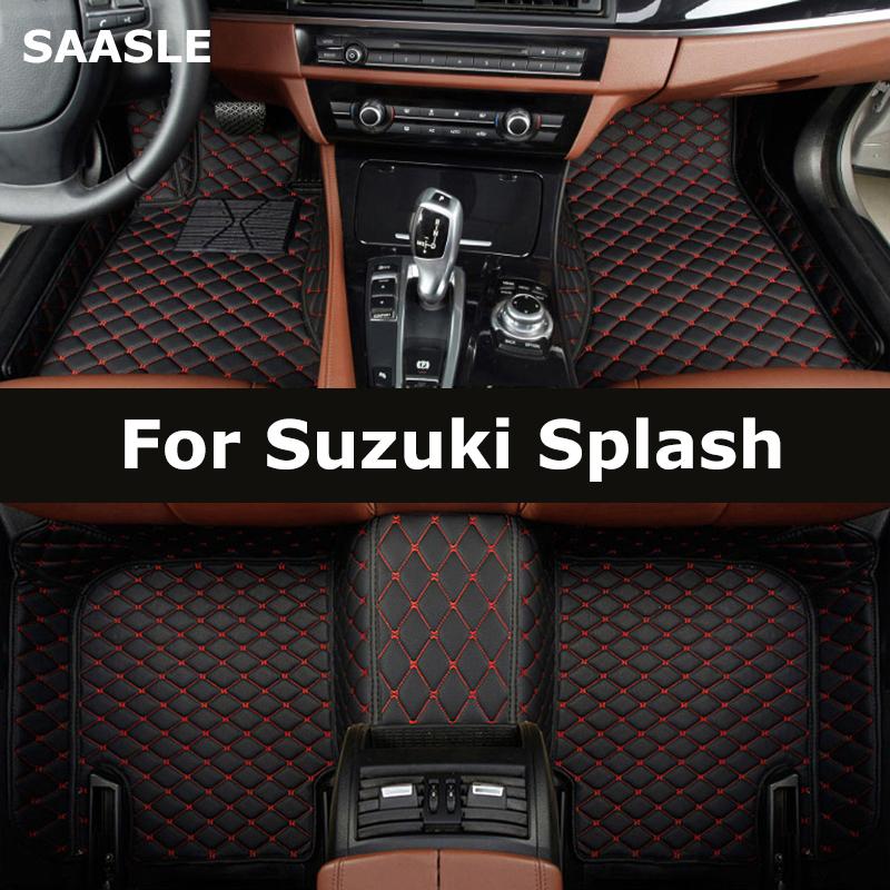 

SAASLE Custom Car Коврики для Suzuki Splash 2008-2022 годов Авто Коврики Аксессуары для ног Coche