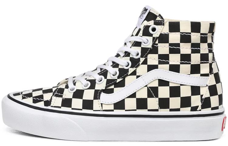 

Sk8 Vans-Hi Tapered Checkerboard - Black VN0A4U165GU 40