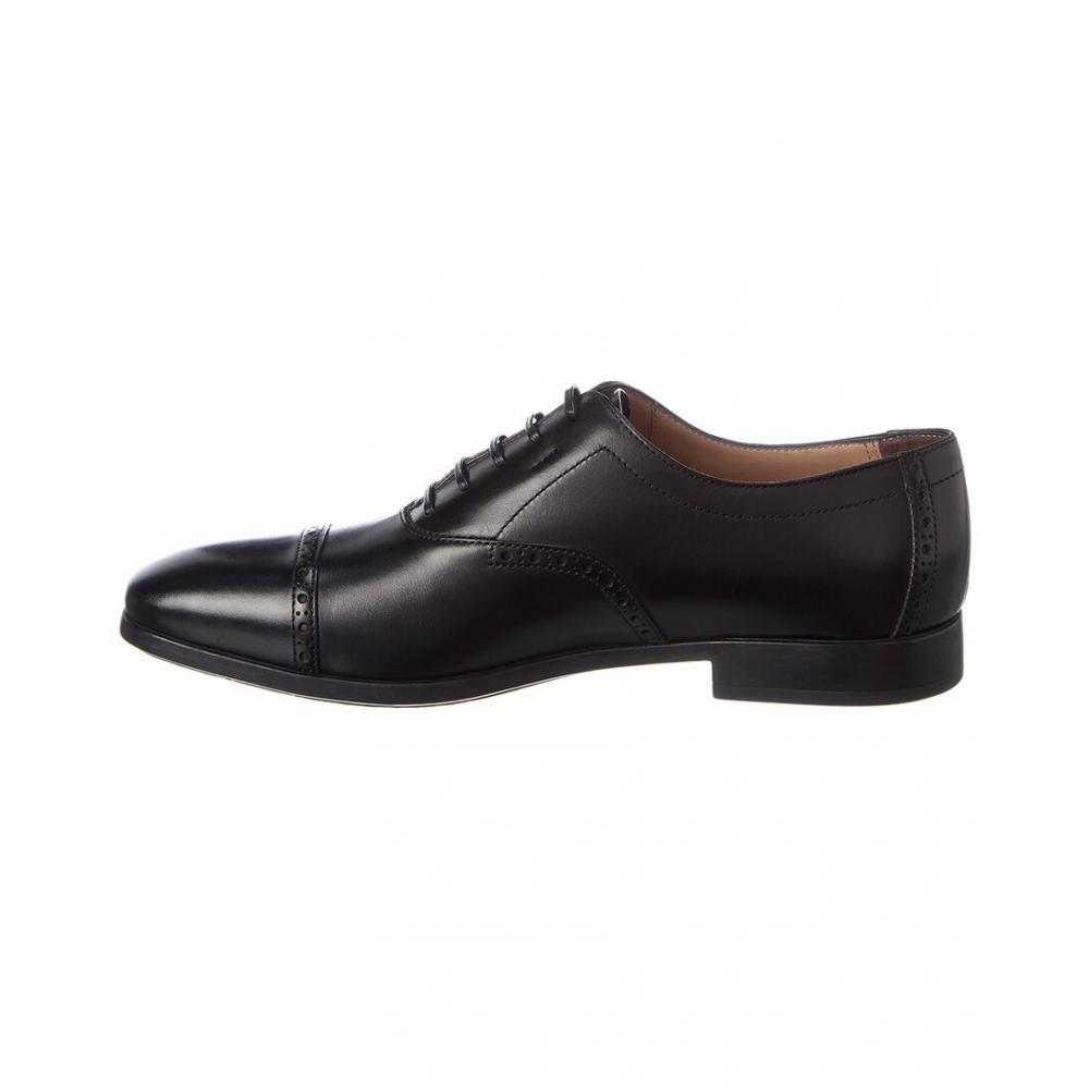 Salvatore Ferragamo Ferragamo Riley Leather Oxford Black