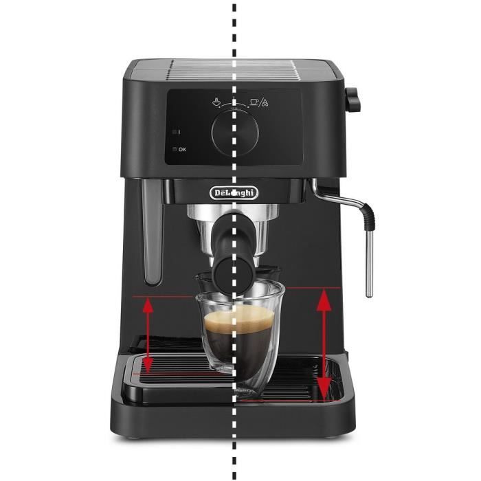 Machine à expresso - DELONGHI Stilosa EC235.BK - Noir - Buse vapeur - Compatible ESE