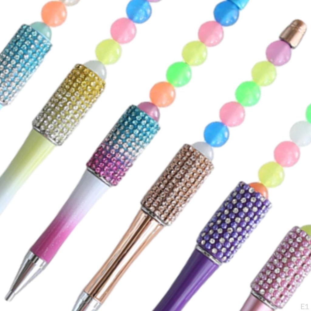 6 ks Diamantové umělecké pero Korálkové Pohodlný Úchop Bodové Vrtací Řemeslné Příslušenství pro DIY