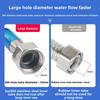304 Stainless Steel Hose Water Heater Hot or Cold Water Inlet Pipe 4-points Bellows Metal All-in-one Explosion-proof Gas Hose