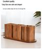 Retro Wooden Cutlery & Chopsticks Storage Box