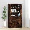 High Buffet - Maison Exclusive - Smoked Oak - Engineered Wood - Large Wall Storage