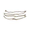 Beaded bracelet Bohemian rad ethnic style niche women's woven rope wearing stack retro beauty bracelet jewelry accessories