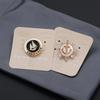 New rudder chest sailing needle Japanese smooth sailing badge clothes neckline suit accessories embellishment accessories