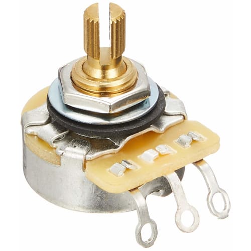 Scud CTS Pot, Inch Size, Short Shaft, 250K, B Curve, CTS-B250-S