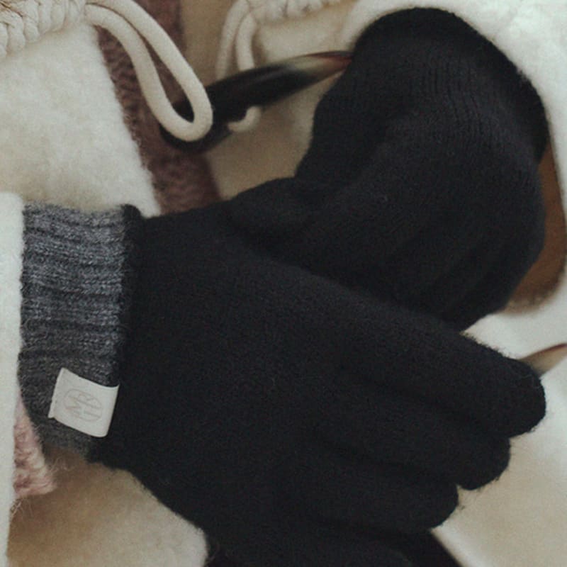 Marchen Unisex Couple Two-Tone Gloves_4color