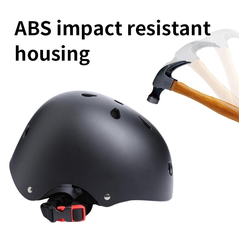 Roselle EPS Sports Protection Skateboard Helmet with PC Shell Impact Resistant 8-10 Air Vents for Adults Outdoor