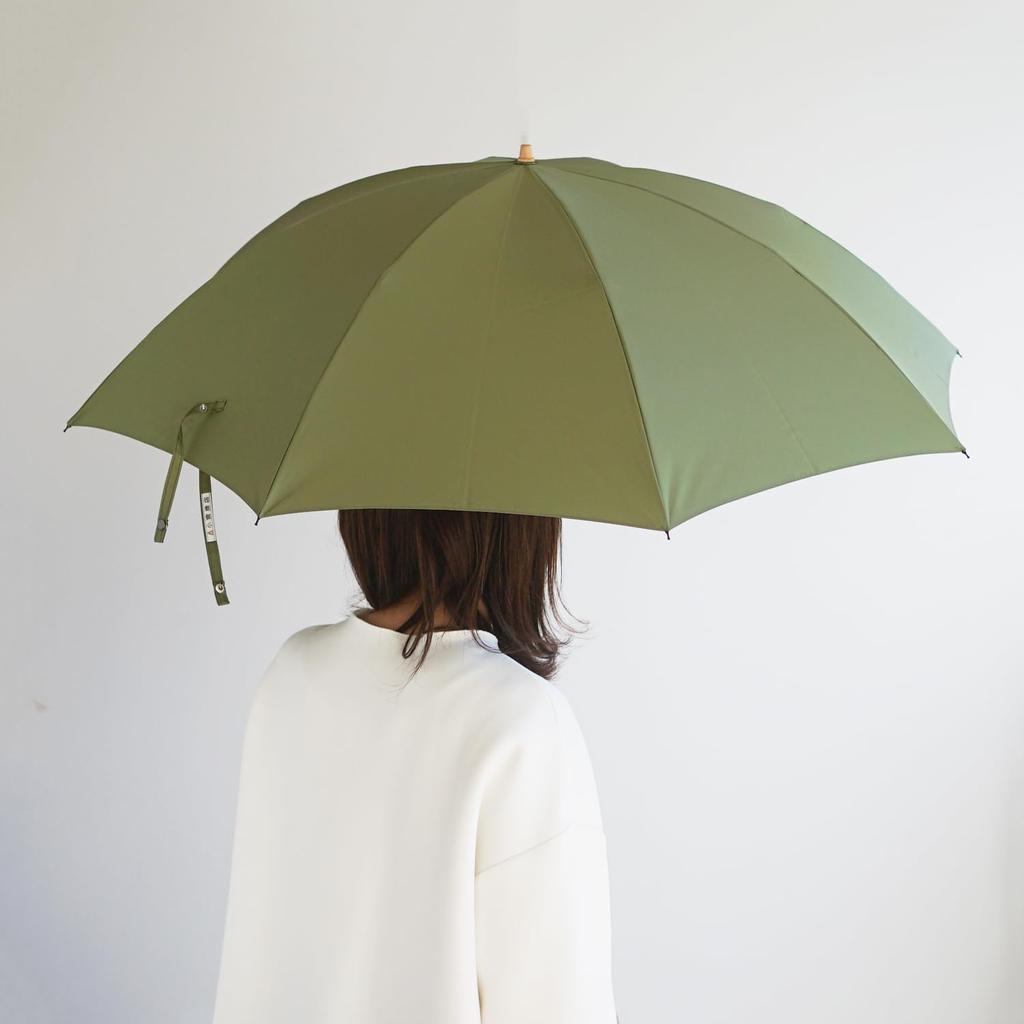 Made in Japan Miratore 55cm folding umbrella that can be carried without folding Super fabric Compact Lightweight Can also be used as a long umbrella
