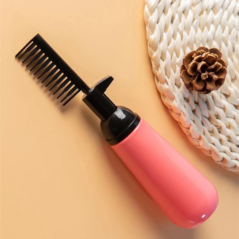 1Pcs Hair Colouring Comb Empty Hair Dye Bottle With Applicator Brush Shampoo Applicator Bottle Dispensing Hair Coloring Styling Tool
