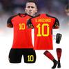 New Belgium Heimfußballtrikot Deb Bruyne 7 Und Lukaku 9 WM 2022 Trikot