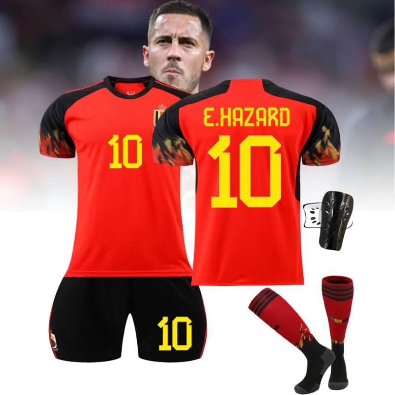 New Belgium Heimfußballtrikot Deb Bruyne 7 Und Lukaku 9 WM 2022 Trikot