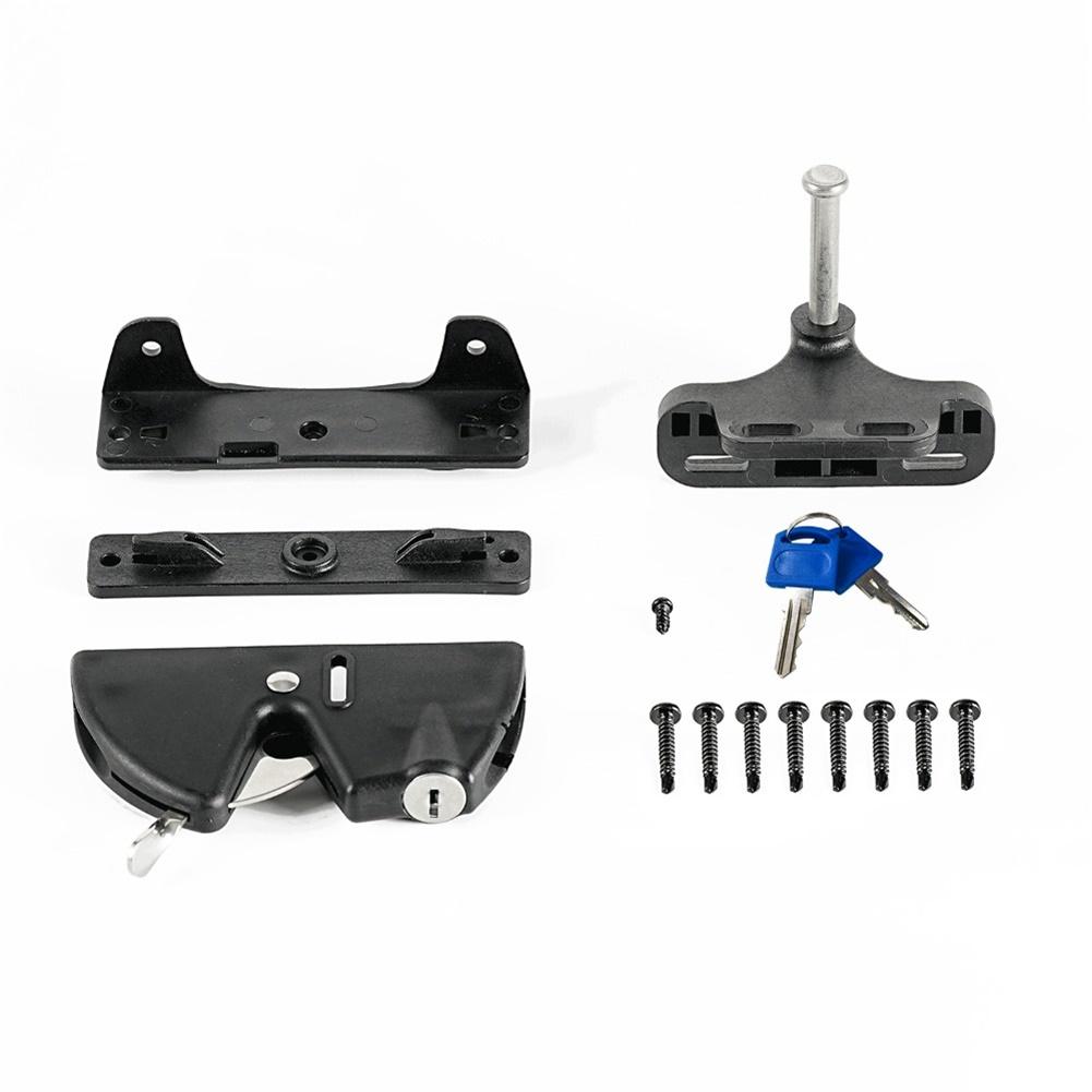 Self Locking Gate Latch Lockable Latch Key Fence Lock Outdoor Gate Hardware Versatile Adjustability Pull Cable Self-Locking Door