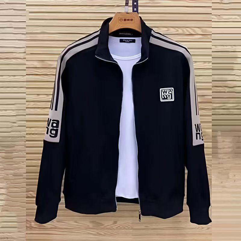 Men's Trendy Elastic Sportswear Two-Piece Set - Autumn/Winter Casual Outfit