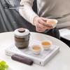 Nanshan Mr. Chinese Ceramic Portable Travel Tea Set