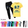 5225 Kinder Jungen Mädchen Steal a Brainrot 67 Print Kurzarm T-Shirt Hose Kleidung Set